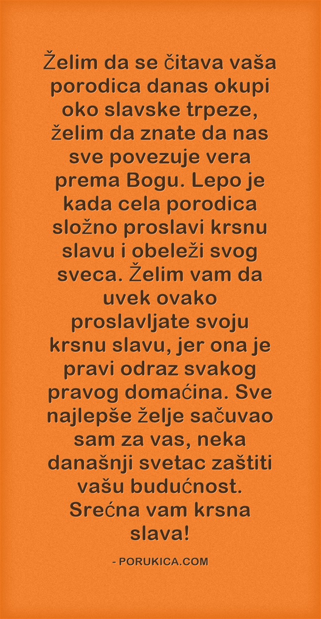 Cestitki za slava