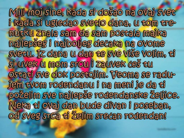 Rođendanske čestitke za decu Poruke i Čestitke — free download